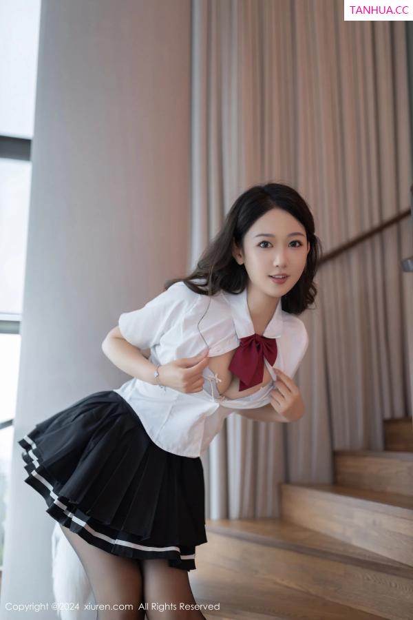 唐安琪  [XiuRen]高清写真图 2024.09.18 No.9174 唐安琪 黑丝美腿第25张图片